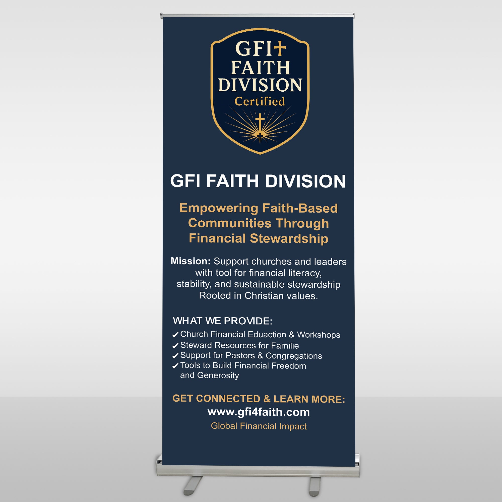 Silverstep 36'' Retractable Banner Stand